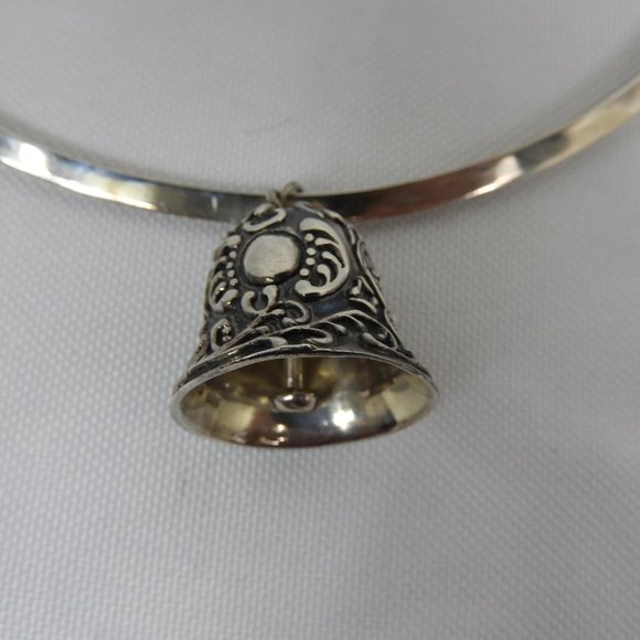 L718 Stamped 925 Silver Choker with 3 interchangeable Pendants - Picture 8 of 15